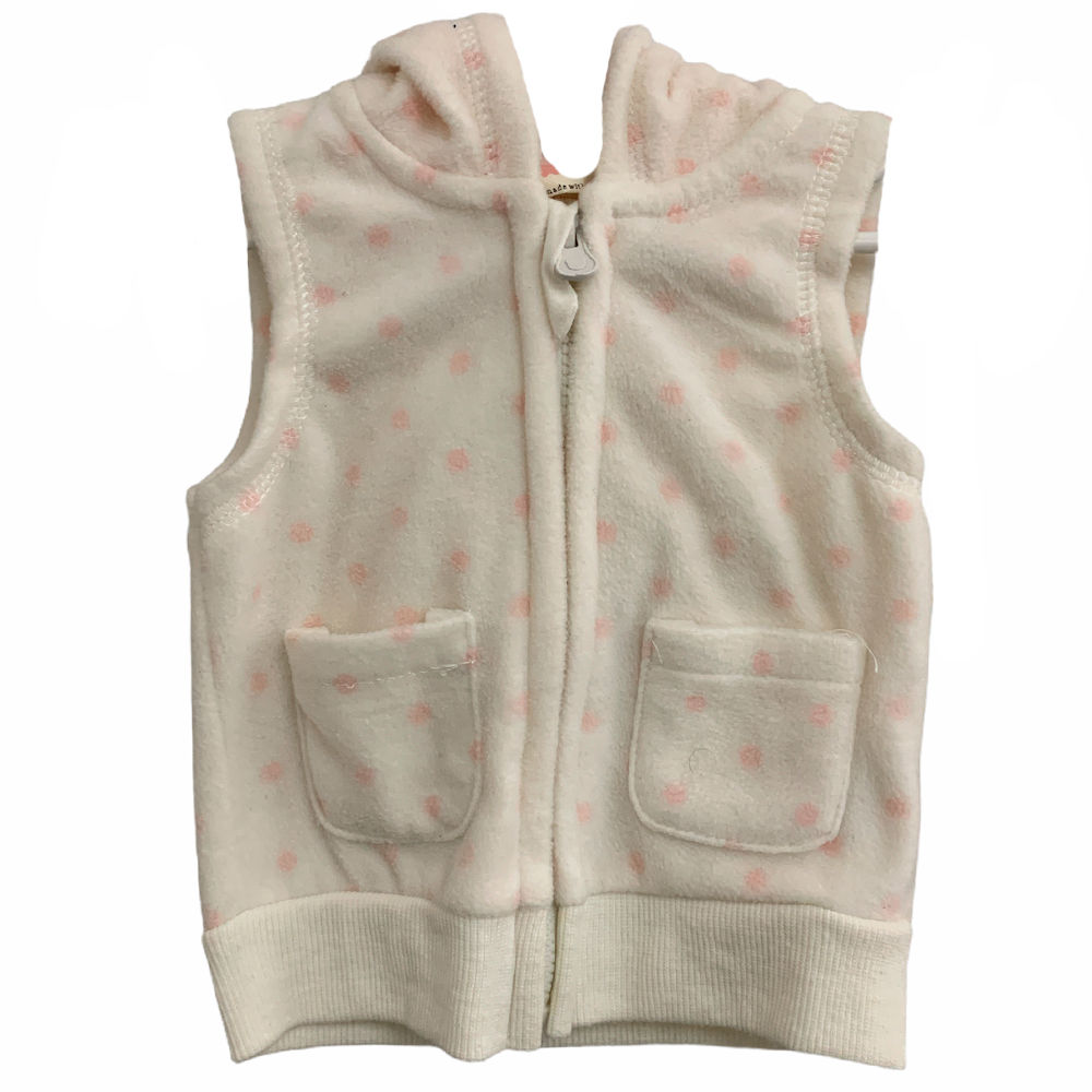 Colete Infantil com Capuz de Orelhinhas da Teddy Boom - Tamanho 0-3 meses