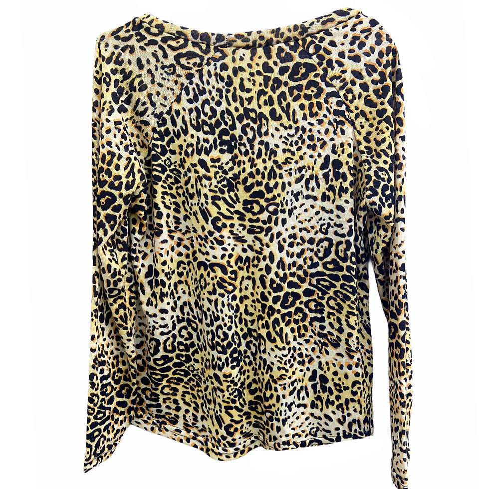 Miniatura: Blusa estampada de Onça da Toque de Cor- tam M