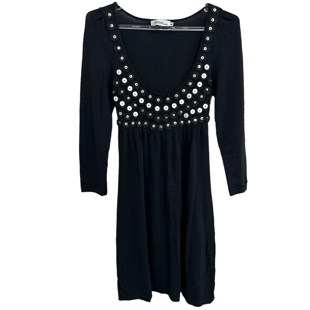 Vestido Linha Detalhes Busto da Morina Tricot - Tam P