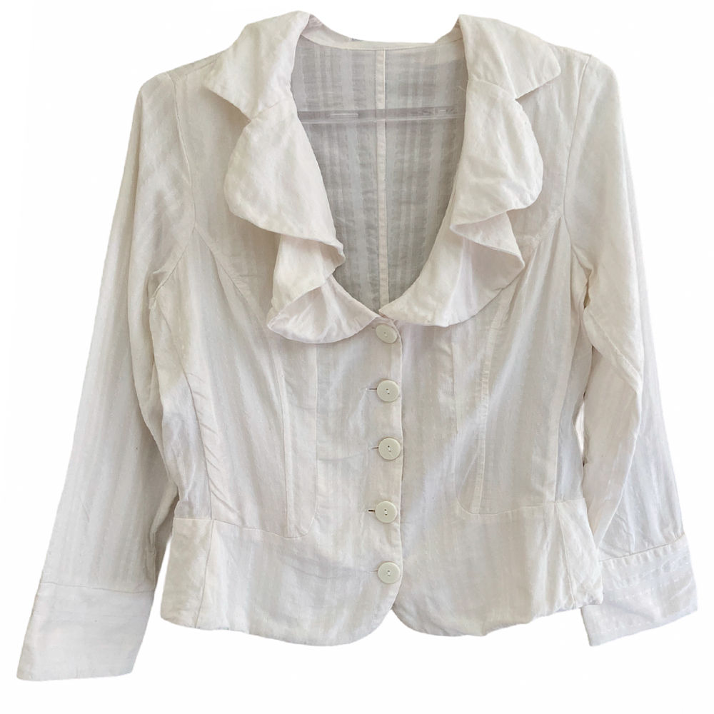 Blusa Casaqueto Branco da La Laca