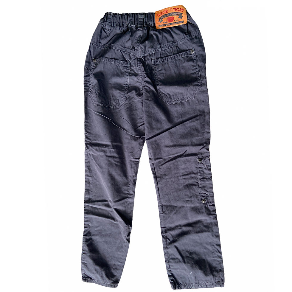 Miniatura: Calça Sarja Cinza da Tiger Tigre - Tamanho 6