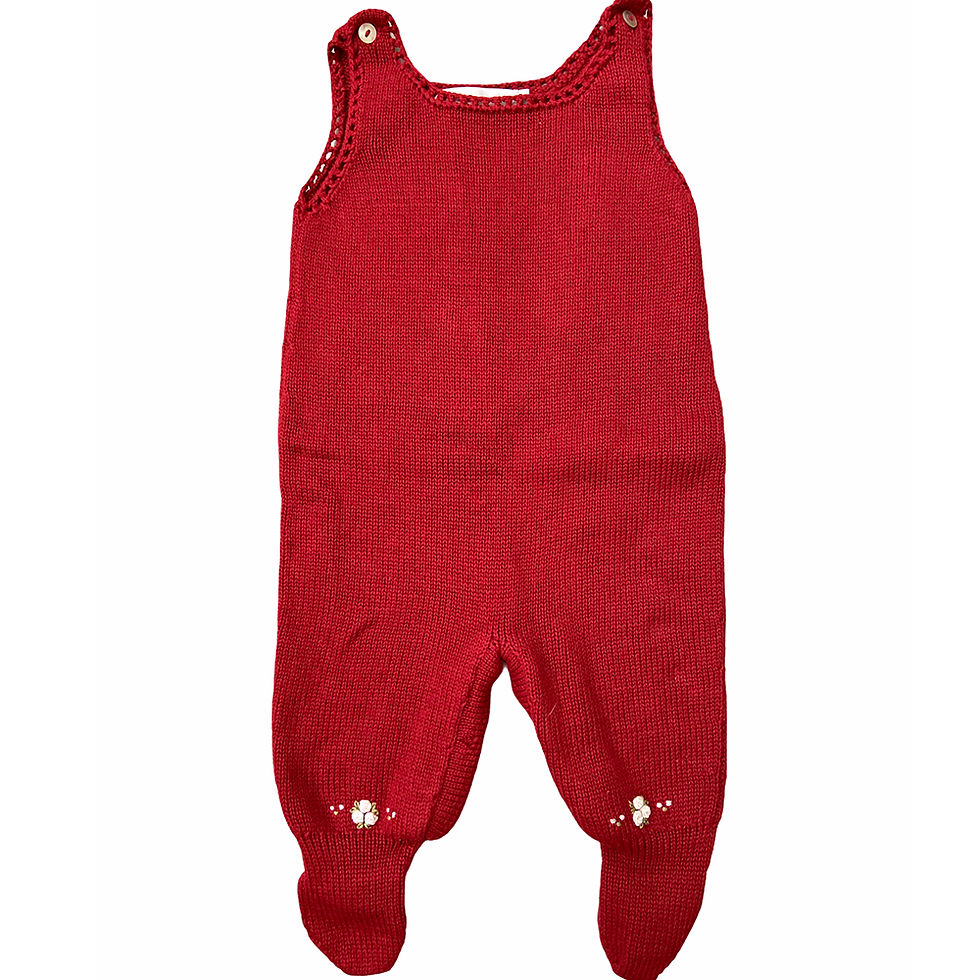 Miniatura: Conjunto Tricot Macacão e Casaquinho da Baby Room