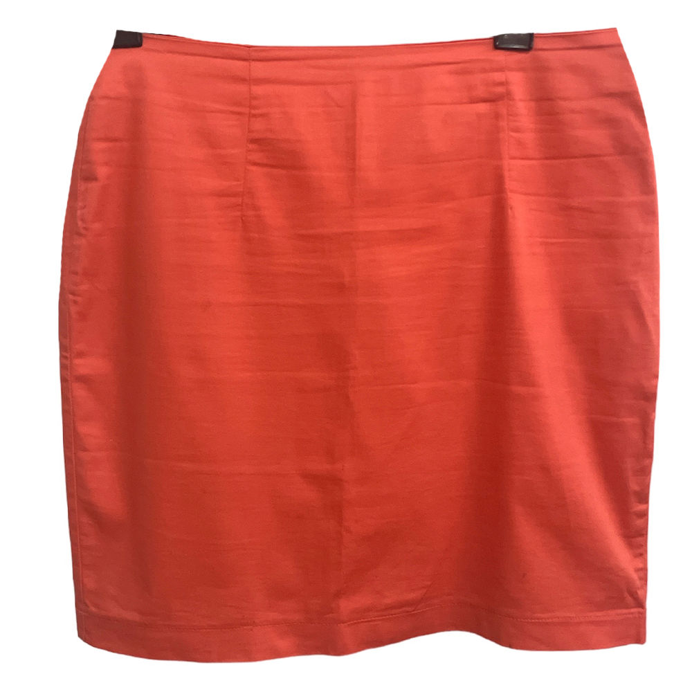 Saia Lápis Laranja da Yessica City - Tam 40