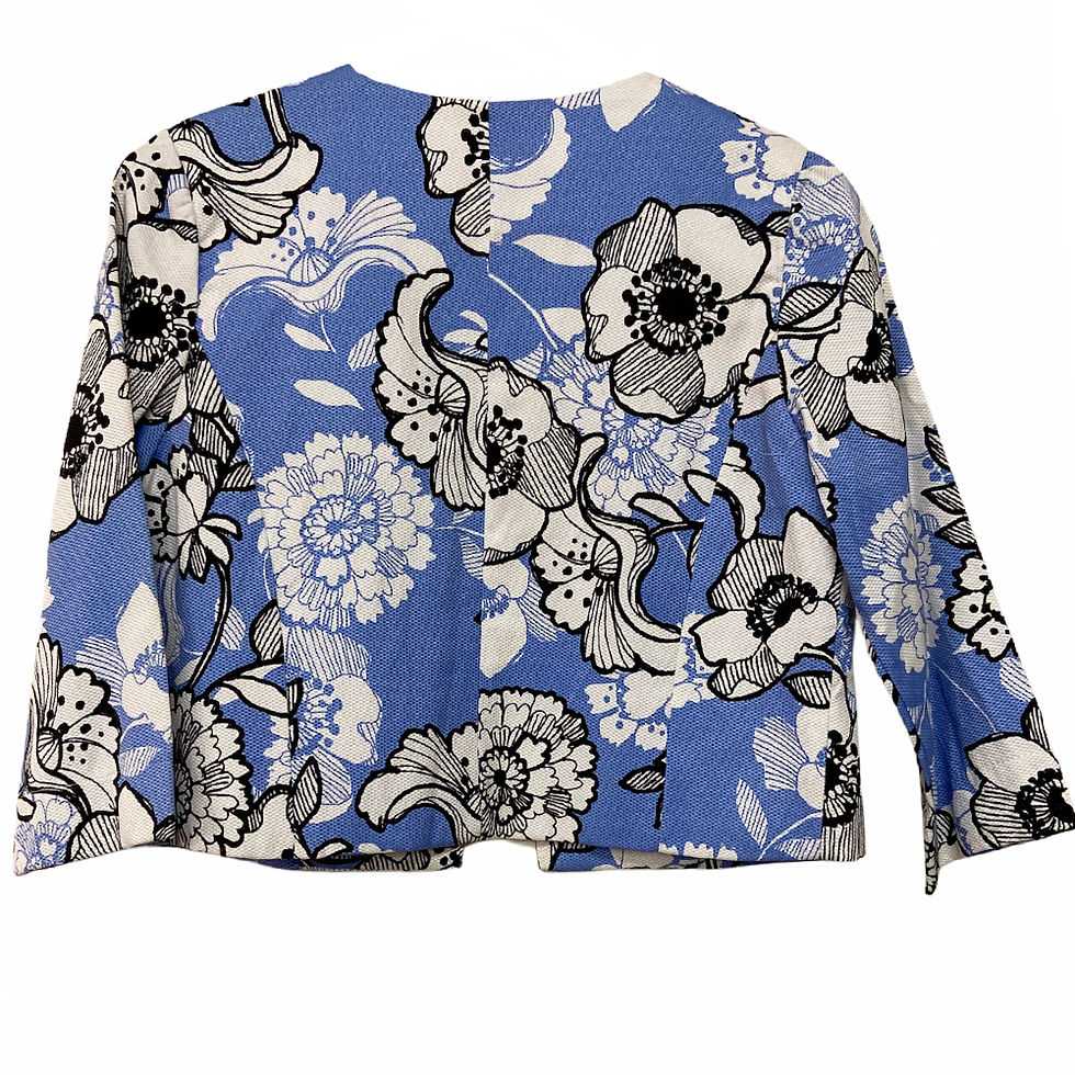 Miniatura: Blazer Azul de Flores da Lov.It