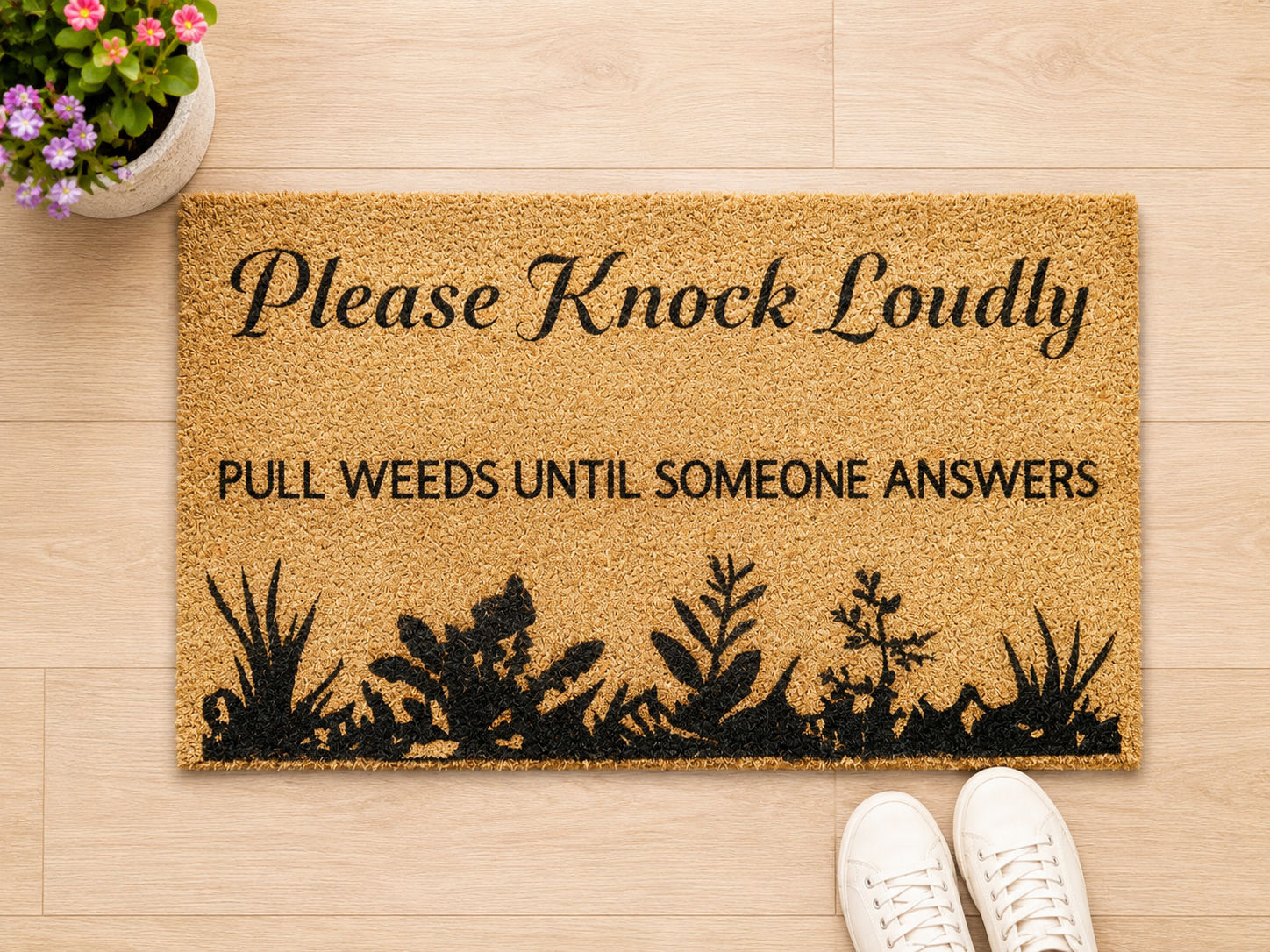 Pull Weeds Doormat