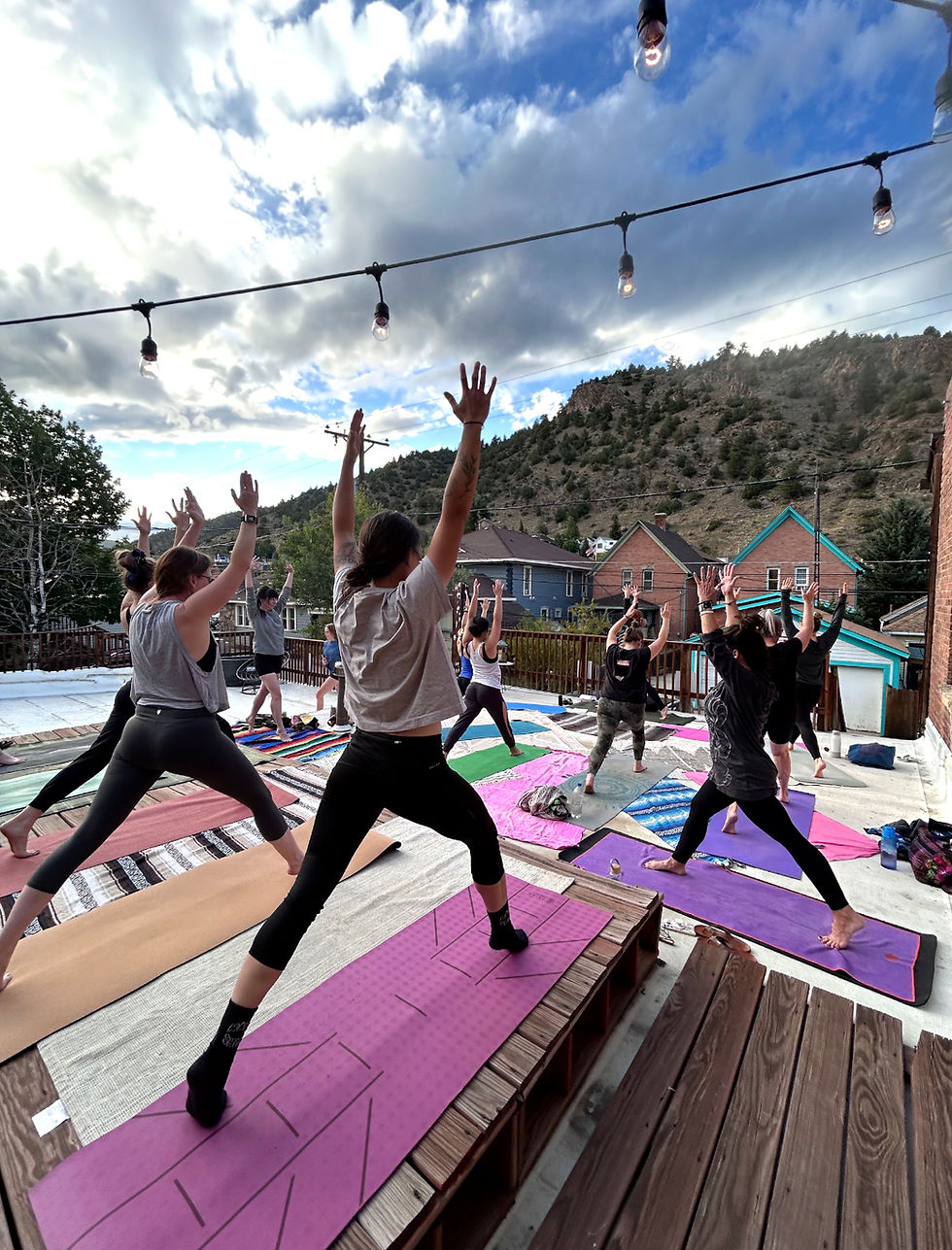 Flower Shop Rooftop Yoga