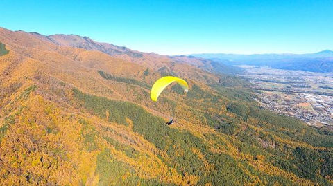Tandem Paragliding Over the Alps