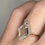 Thumbnail: 4.5 carat lozenge Portrait cut ring 