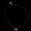 Thumbnail: 2.03 carats oval and pear lab diamond bezel toi et moi necklace 