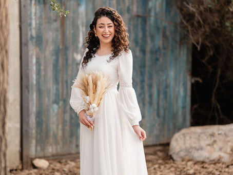 שמלת כלה צנועה