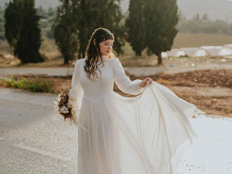 שמלת כלה צנועה