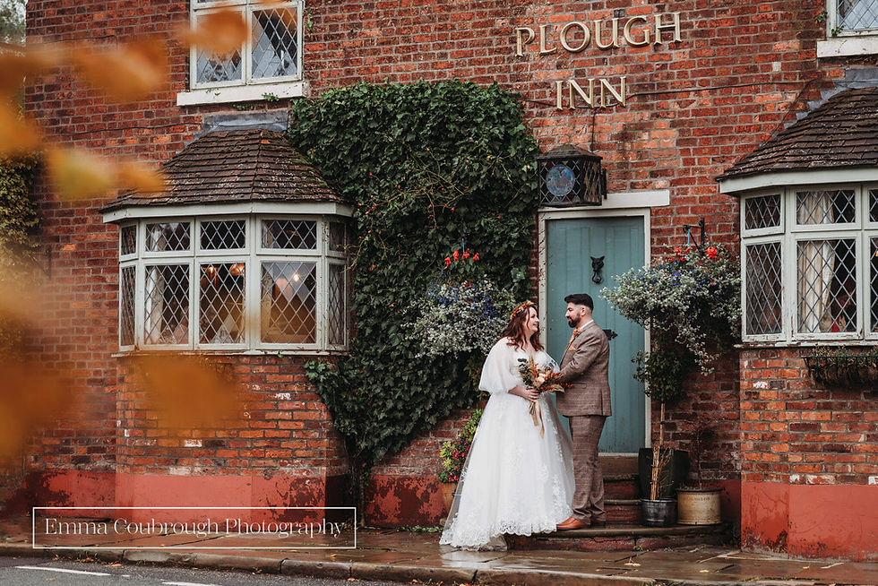 Jen & Dom’s Autumn Wedding at The Plough Inn, Cheshire