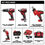 Thumbnail: 4pc Milwaukee 18V Combo Kit - 524