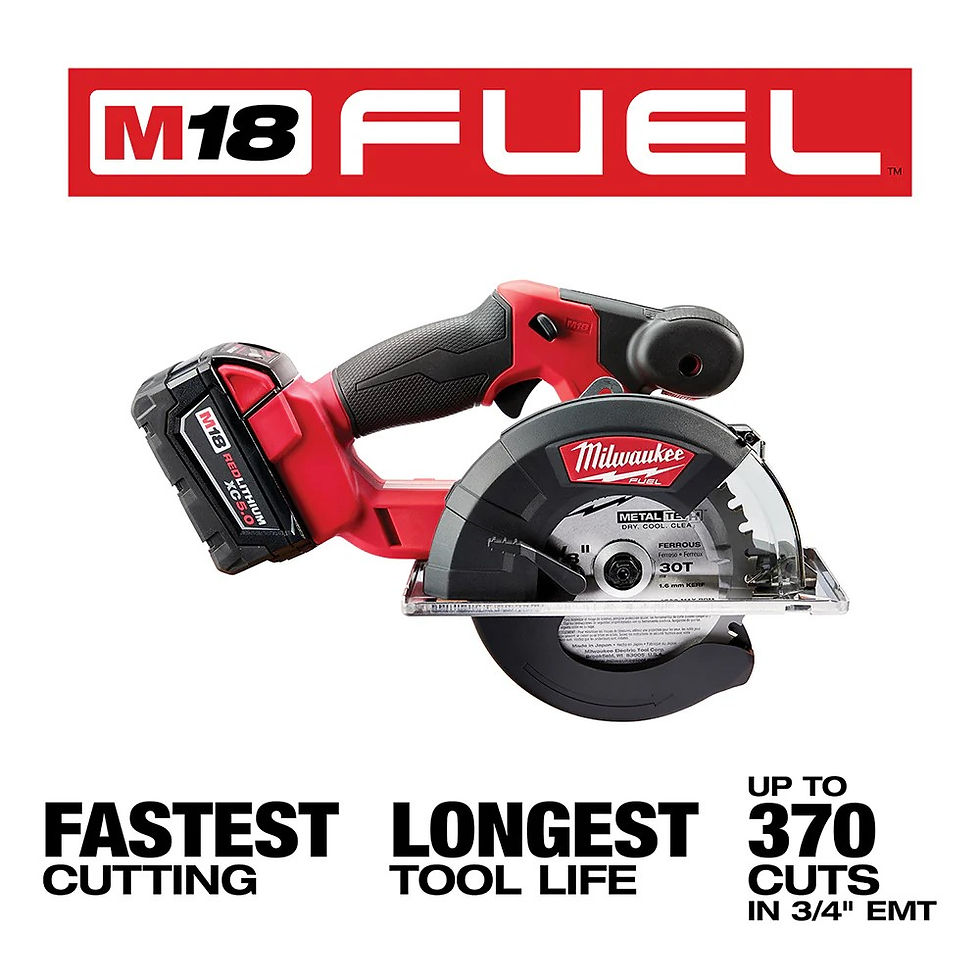 Thumbnail: Milwaukee M18 Fuel 5-3/8” Metal Cutting Circular Saw – Bare Too