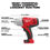 Thumbnail: Milwaukee 18V 1/2” Impact Wrench – Bare Tool