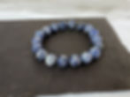 Thumbnail: Natural Sodalite ‘Logic Stone’ Gemstone Bracelet