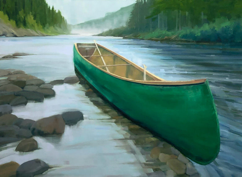 Be Still
36" x 48" 
oil on canvas 

Giclées and prints available. 
Please inquire for price. 

johnettadexter.com 

Internationally collected visual artist Johnetta Dexter exhibits in Bentonville, Arkansas, and Birmingham, Alabama. Her work, inspired by raw moments, reflects emotional depth and human connection. 