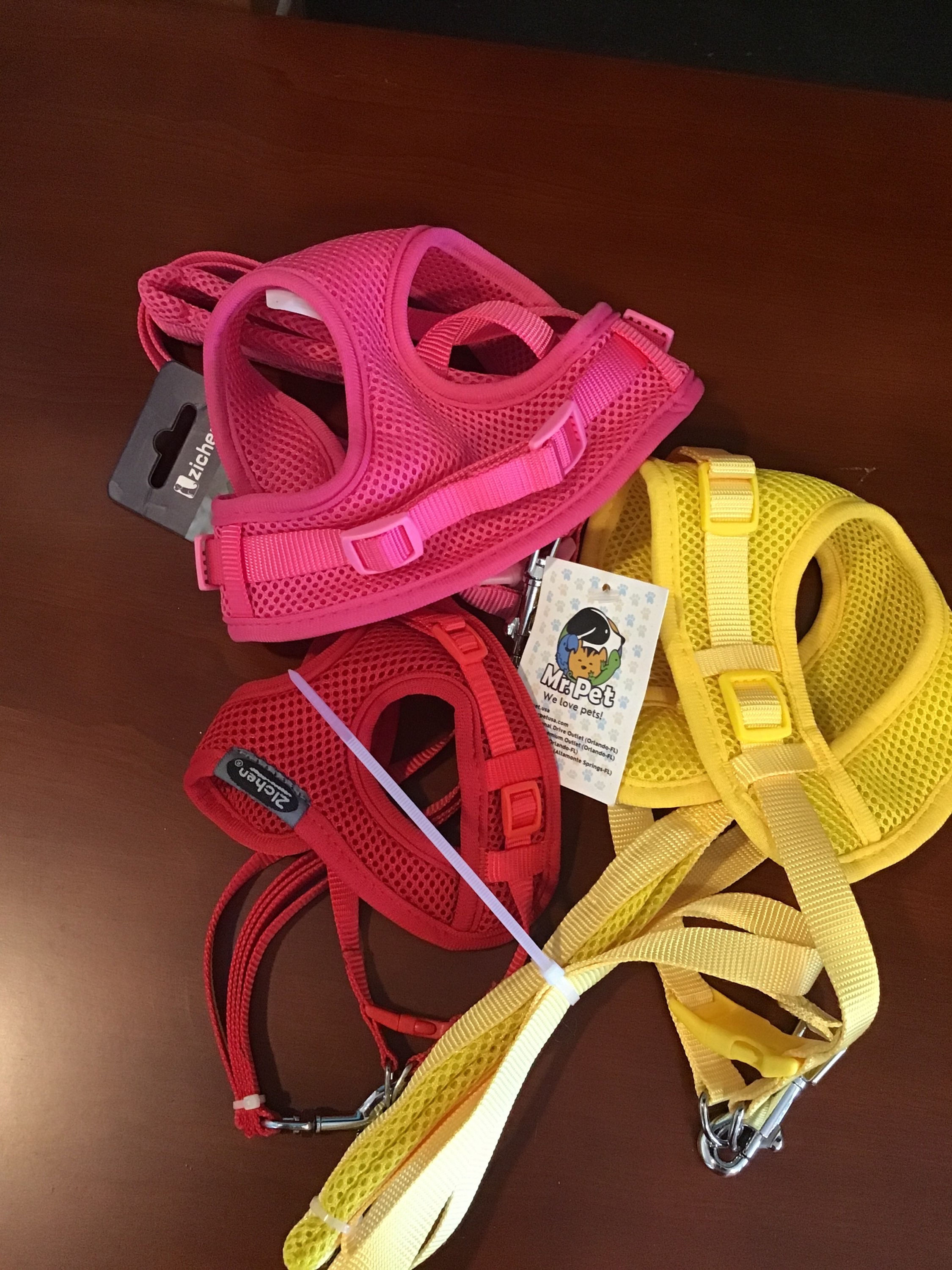 Mr Pet Harness with leash  (multiple  colors  & sizes)