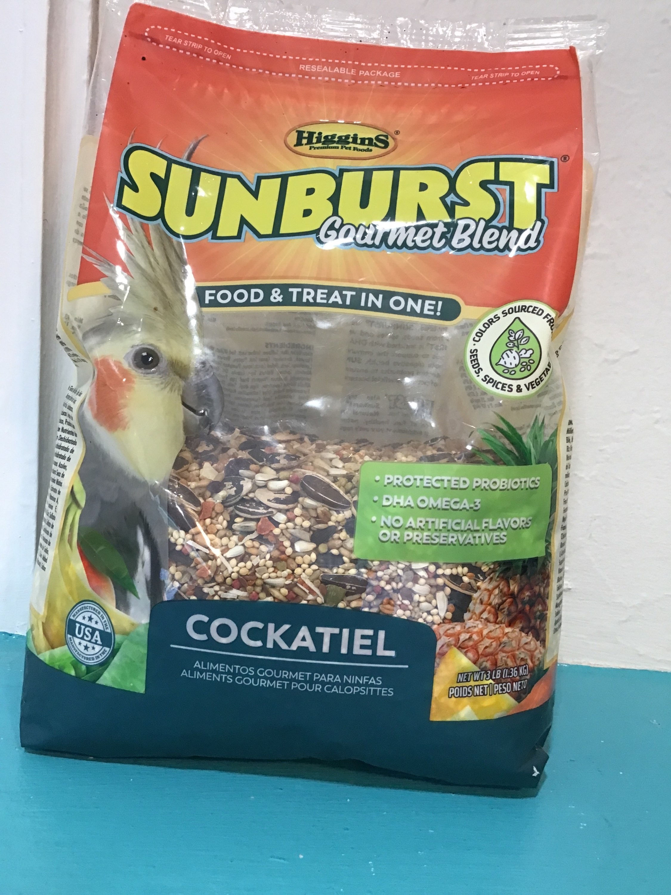 Higgins Sunburst  Cockatiel Food