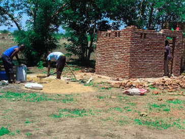 Makande Safe School Committee Constructs a Permanent Sanitary