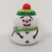 Muñeco nieve origami