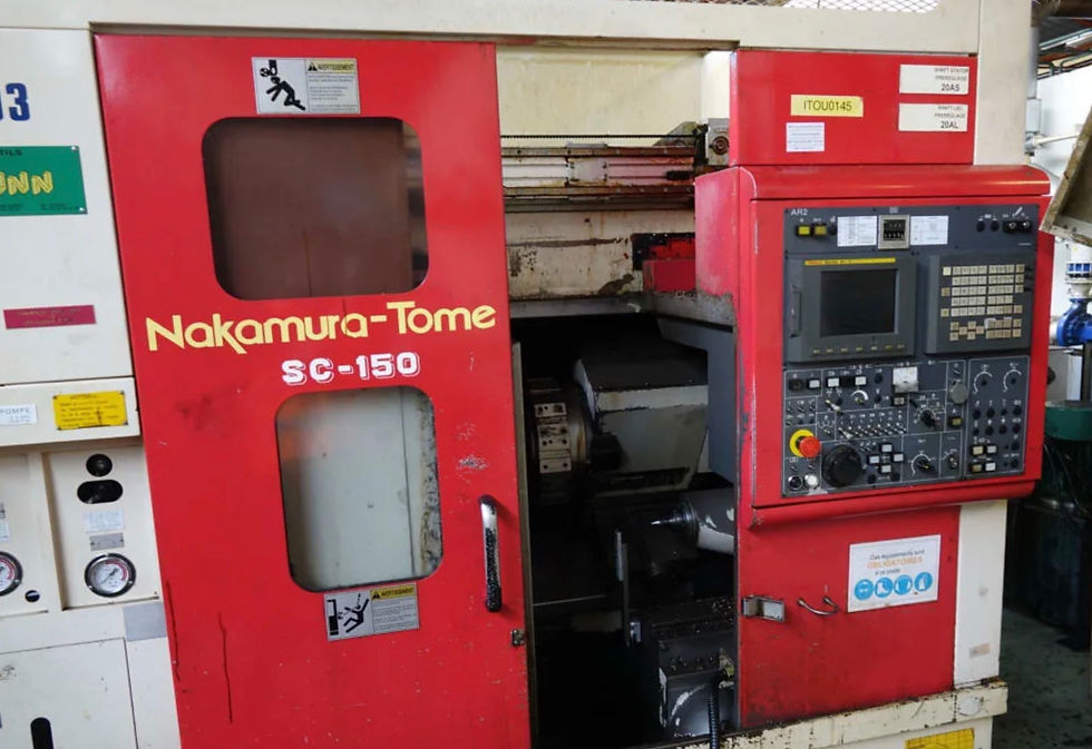 Küçük resim: 2000 NAKAMURA SC150 Robotlu CNC TORNA FANUC İşletim Sistemi