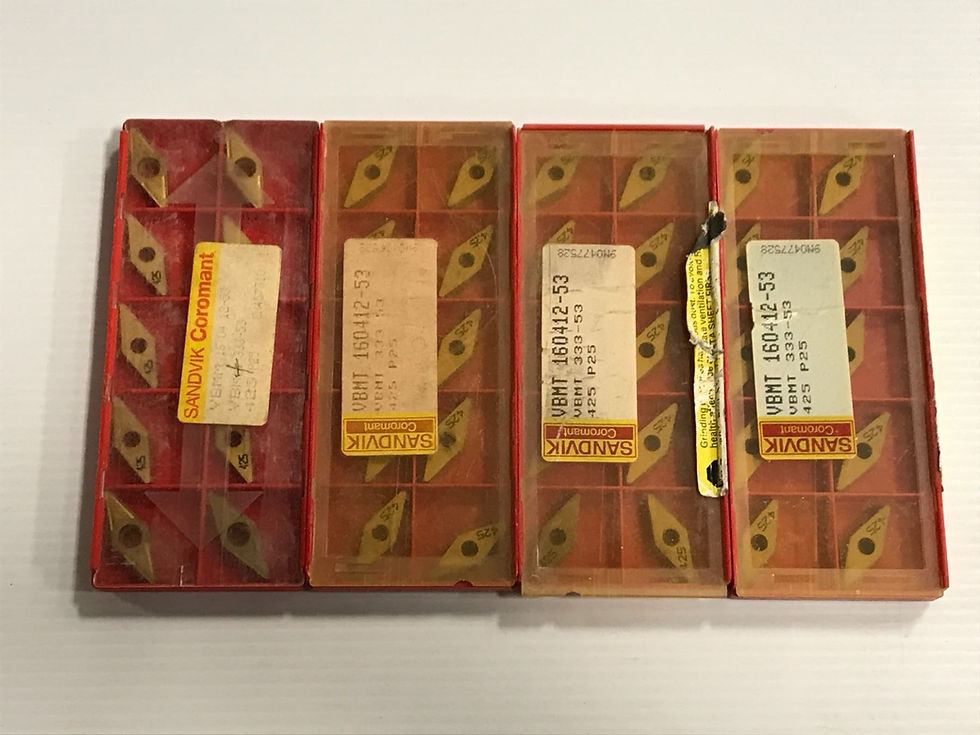 Küçük resim: 11188 40 Adet Sandvik VBMT160412 Carbide Insert VBMT 333-53 425 P25