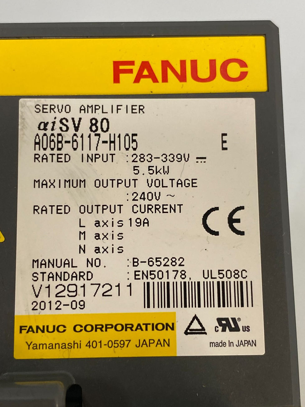 Küçük resim: 11605 (3) Fanuc A06B-6117-H105 Servo Amplifiers