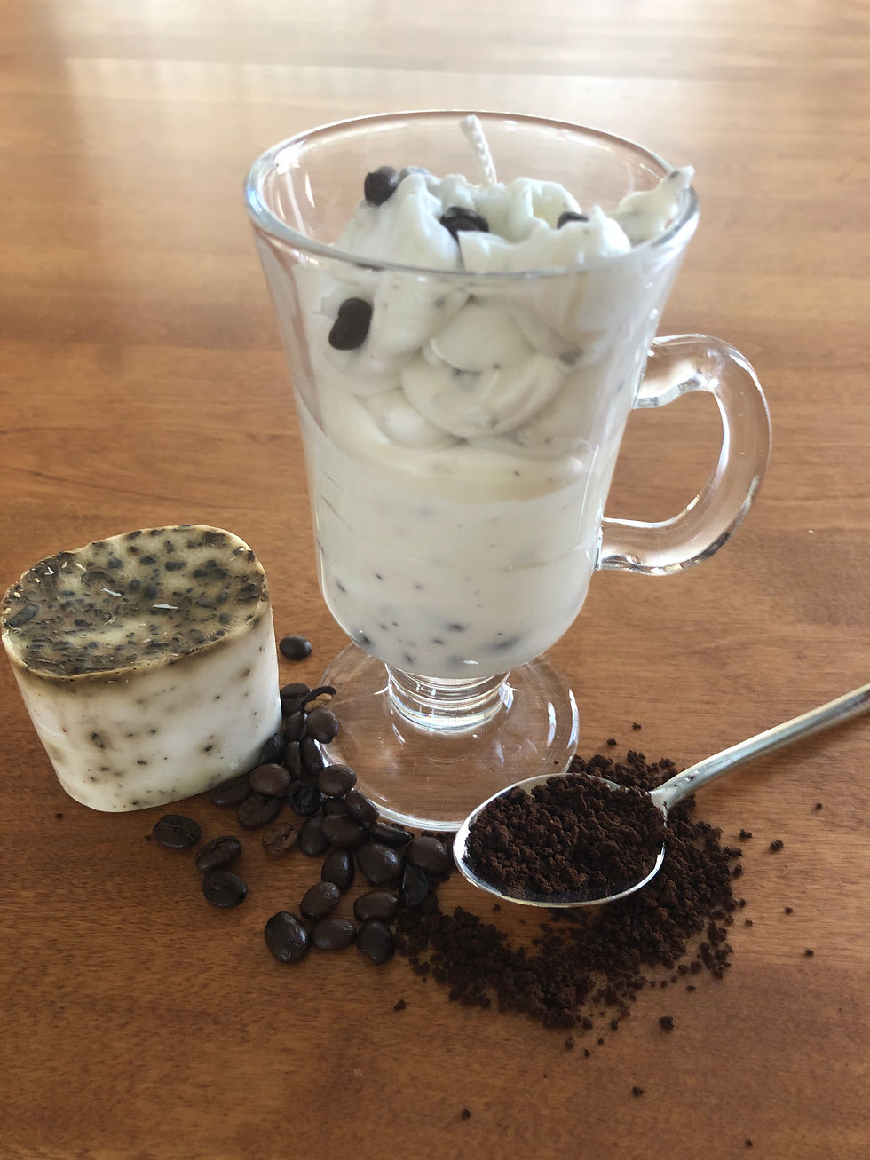 Savon et bougie au café vanillé