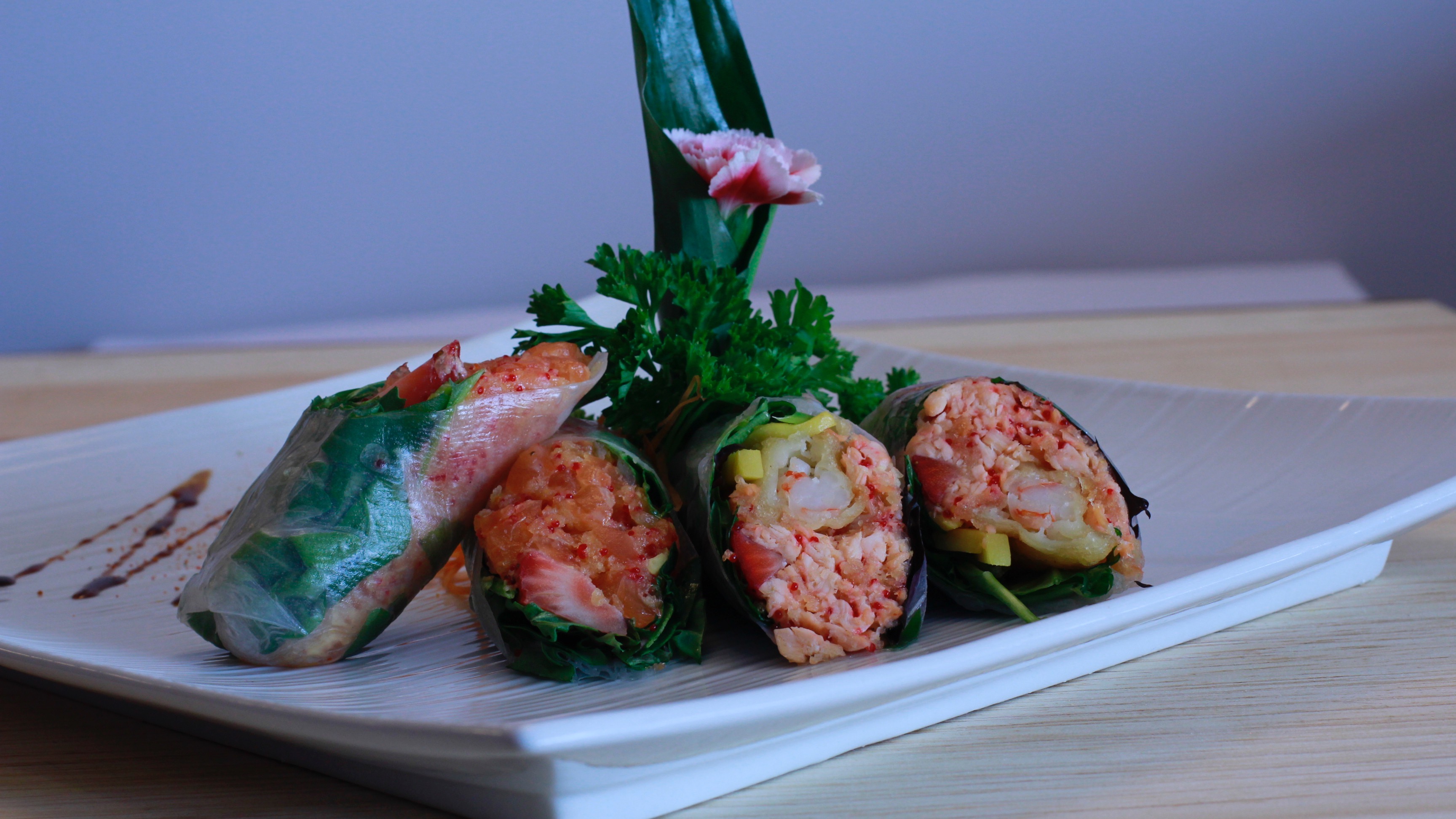 Arranged Food and Objects