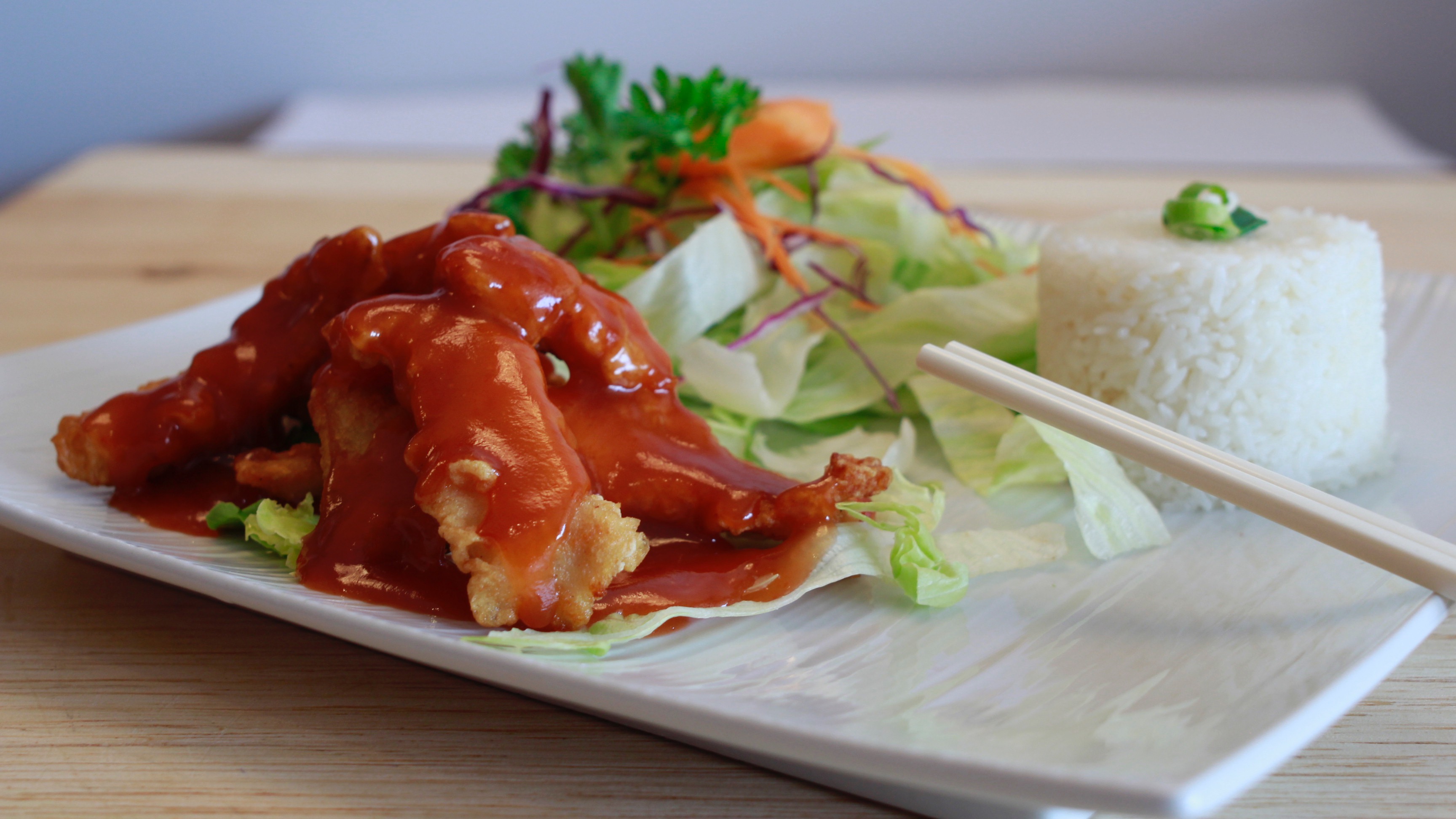 Arranged Food and Objects