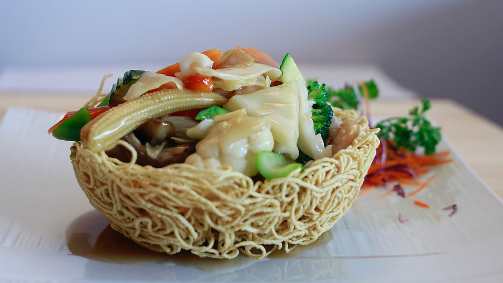 Arranged Food and Objects