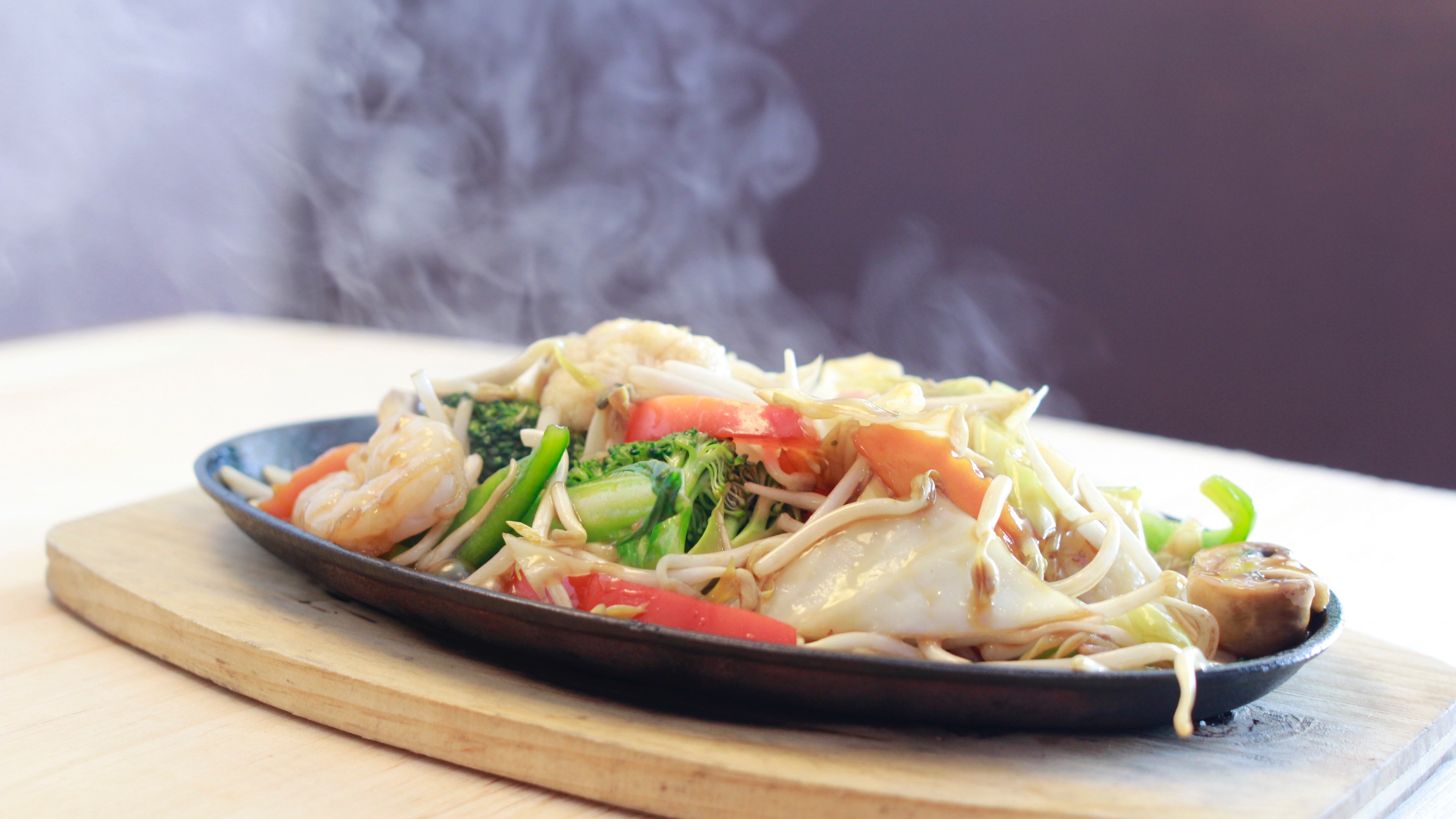 Arranged Food and Objects