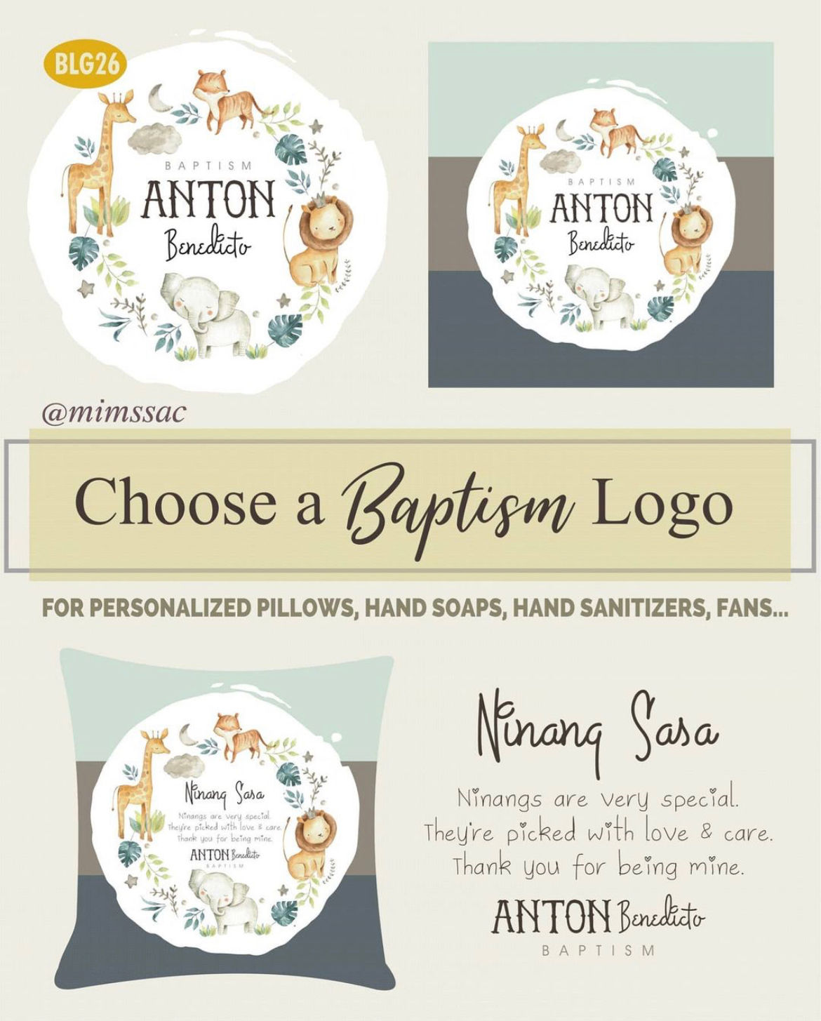 Baptism Logos