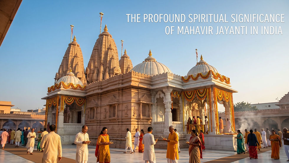 The Profound Spiritual Significance of mahavir jayanti in India