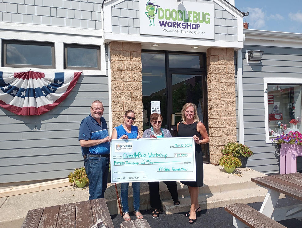 Thank you, 100 Women Who Care Medinah Chapter, for your generous donation to Doodlebug Workshop!