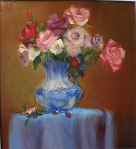 Roses in a Blue Pitcher.jpg