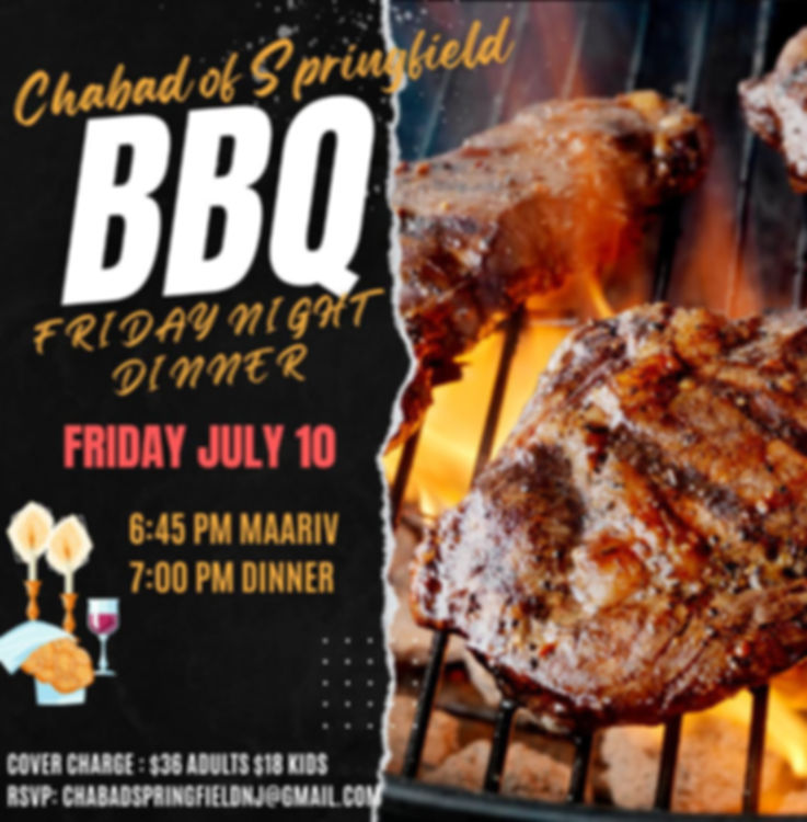 BBQ Shabbat Dinner 20260710