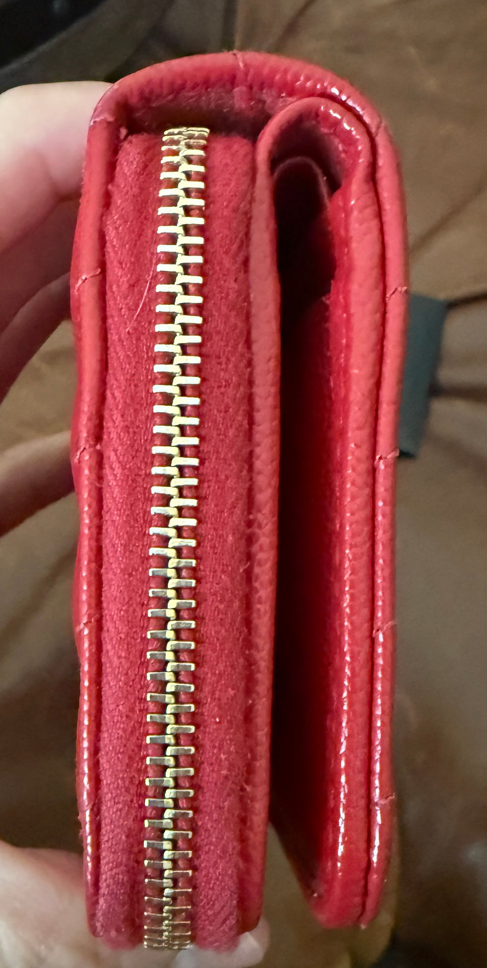 Thumbnail: Ysl compact wallet red