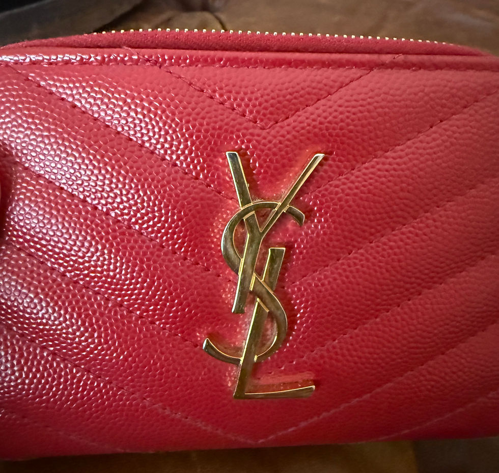 Thumbnail: Ysl compact wallet red