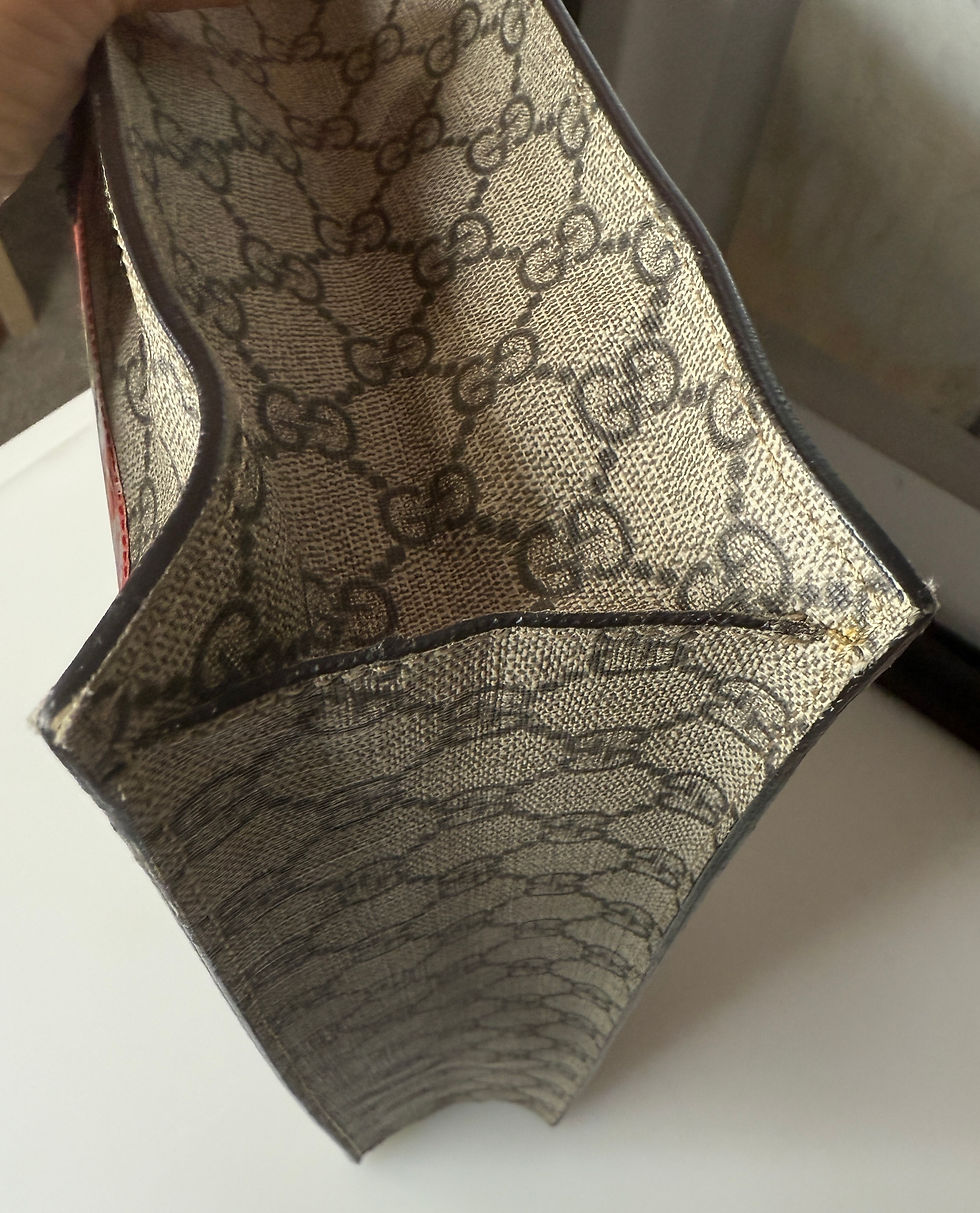 Thumbnail: Soft Supreme Monogram Courrier Vertical Tote Beige New Acero