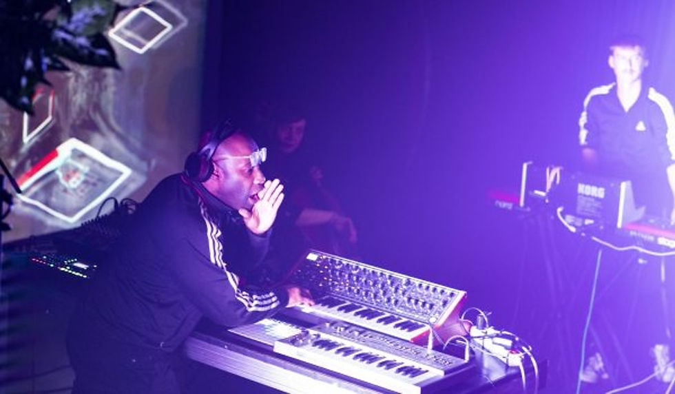 background dj set