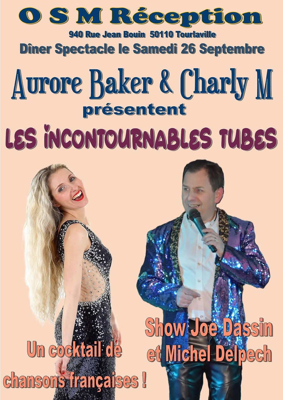 Dîner spectacle : Les Tubes Incontournables