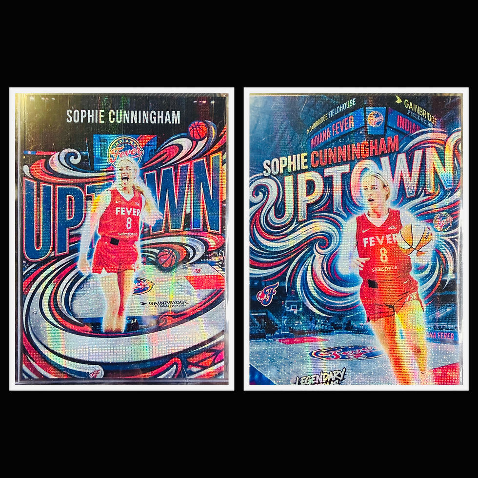 Thumbnail: WNBA CC DUAL SIDED CUSTOM REFRACTOR CARDS
