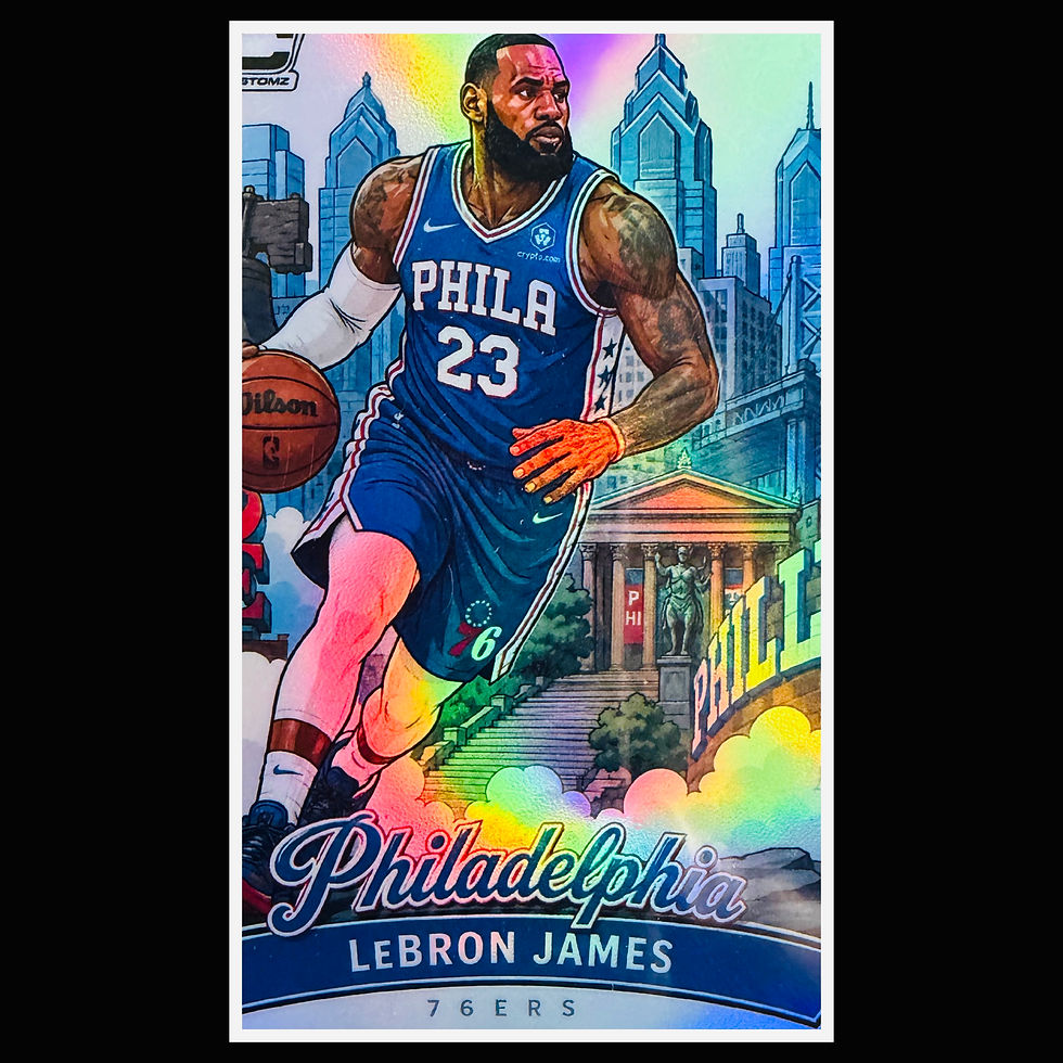 Thumbnail: NBA LJ CUSTOM REFRACTOR CARDS