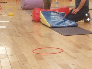 Gymnastics with David.