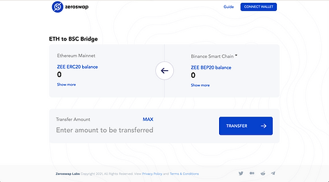 Decentralized blockchain bridge