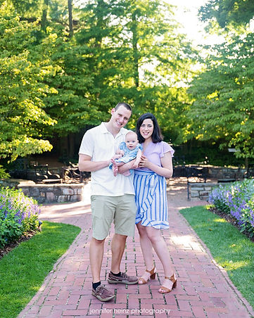 chester county family at park