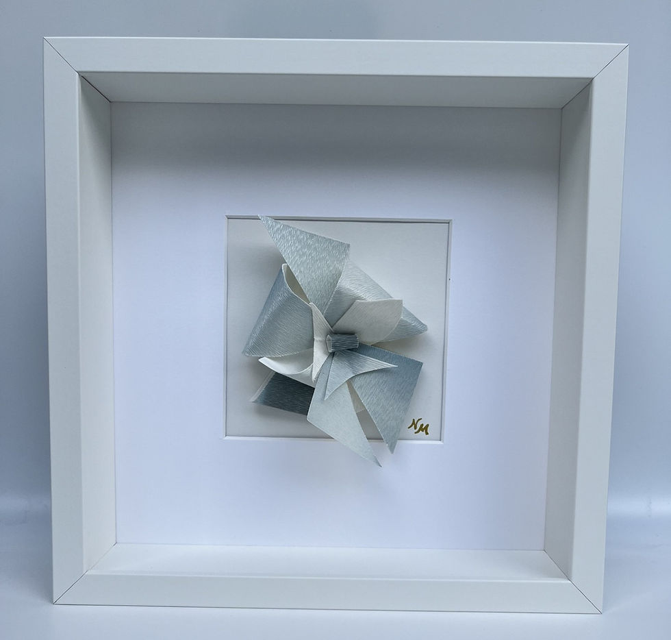 Elegant ArtEssence wall art with delicate 3D floral forms and refined textures for sophisticated interior design.