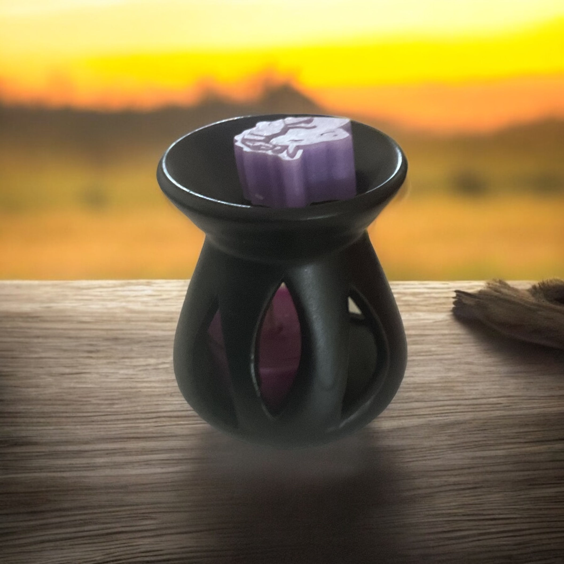 Matte Black Mini Tealight Burner